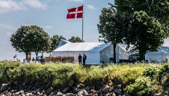 Telt på Folkemødet